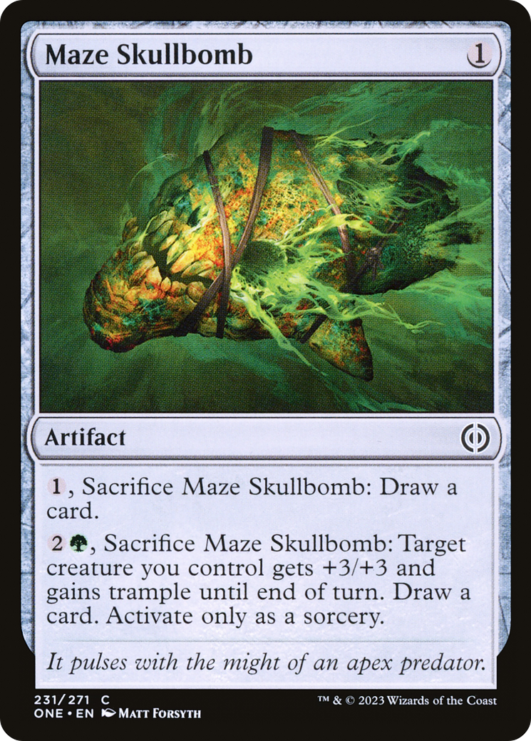 Maze Skullbomb [Phyrexia: All Will Be One] | Arkham Games and Comics