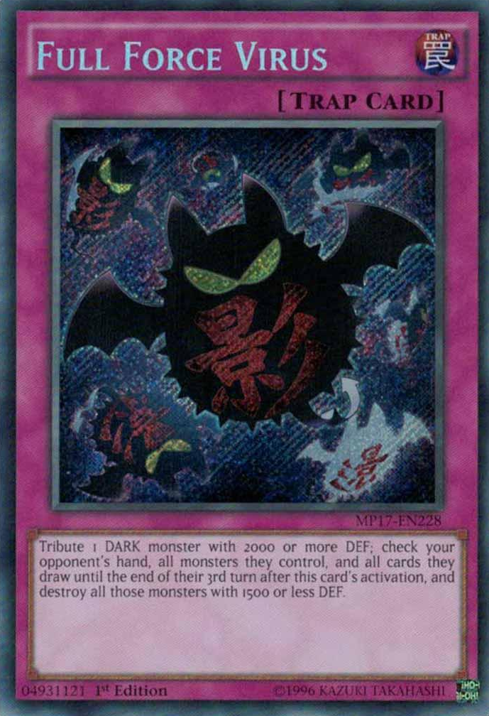 Full Force Virus [MP17-EN228] Secret Rare | Arkham Games and Comics