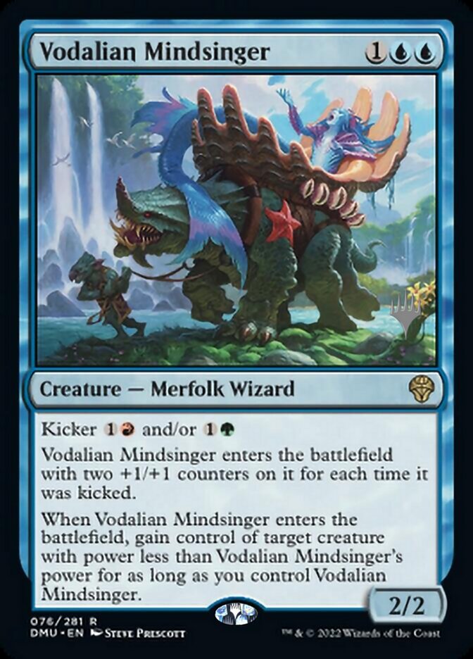 Vodalian Mindsinger (Promo Pack) [Dominaria United Promos] | Arkham Games and Comics