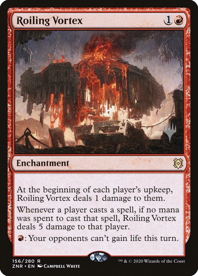 Roiling Vortex (Promo Pack) [Zendikar Rising Promos] | Arkham Games and Comics