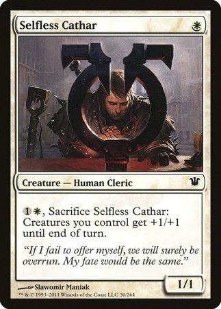 Selfless Cathar [Innistrad] | Arkham Games and Comics