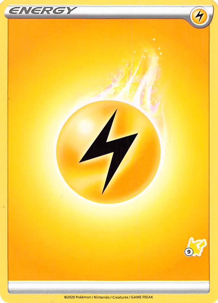 Lightning Energy (Pikachu Stamp #9) [Battle Academy 2022] | Arkham Games and Comics