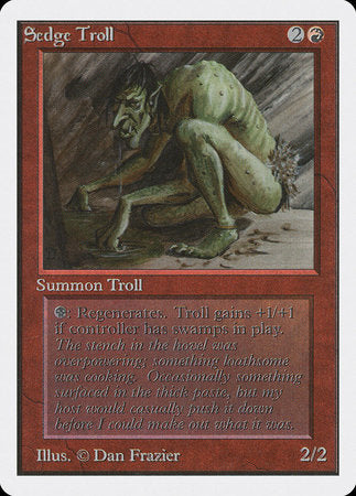 Sedge Troll [Unlimited Edition] | Arkham Games and Comics