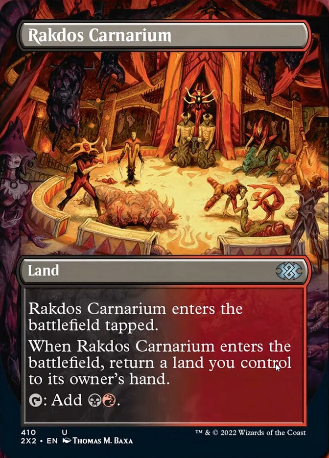 Rakdos Carnarium (Borderless Alternate Art) [Double Masters 2022] | Arkham Games and Comics