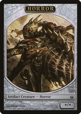 Horror Token [Mirrodin Besieged Tokens] | Arkham Games and Comics