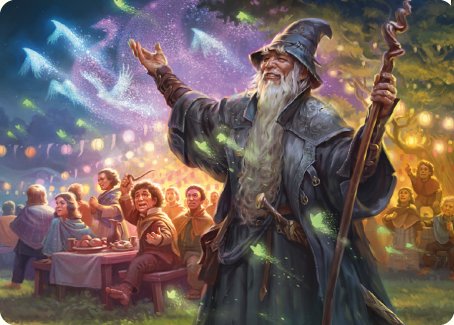 Gandalf, Friend of the Shire Art Card [The Lord of the Rings: Tales of Middle-earth Art Series] | Arkham Games and Comics