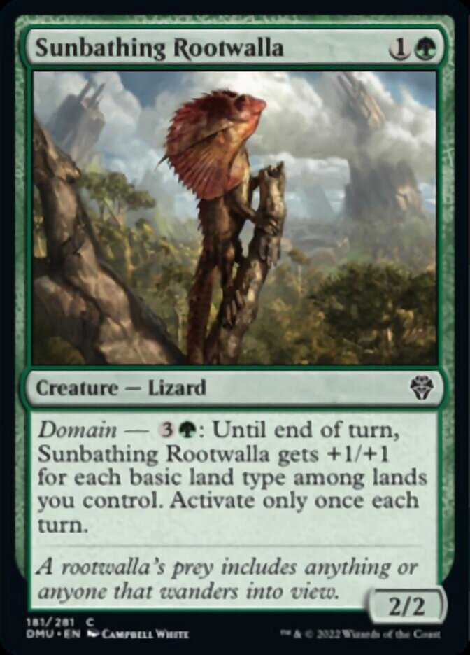Sunbathing Rootwalla [Dominaria United] | Arkham Games and Comics