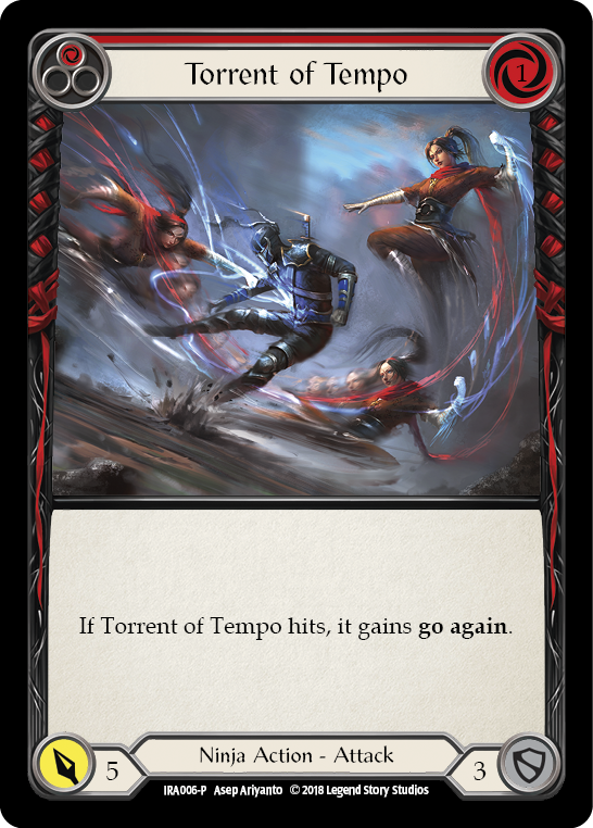 Torrent of Tempo [IRA006-P] (Ira Welcome Deck)  1st Edition Normal | Arkham Games and Comics