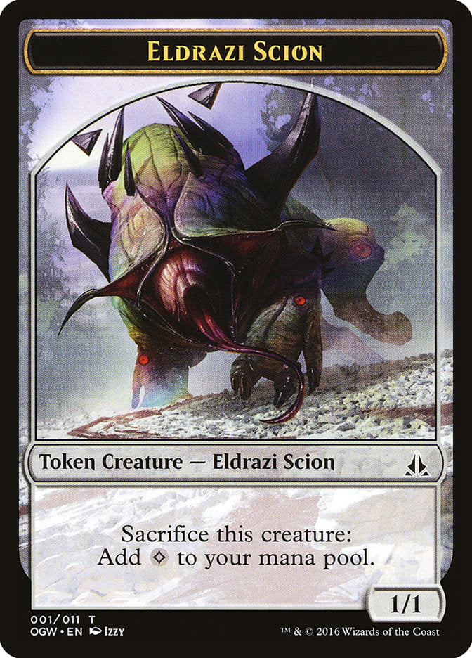 Eldrazi Scion (001/011) [Oath of the Gatewatch Tokens] | Arkham Games and Comics