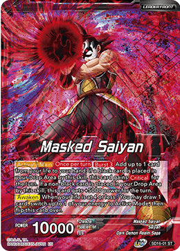 Masked Saiyan (Starter Deck - Darkness Reborn) [SD16-01] | Arkham Games and Comics