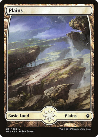 Plains (251) - Full Art [Battle for Zendikar] | Arkham Games and Comics