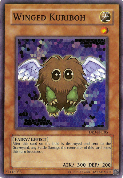 Winged Kuriboh [DR3-EN185] Super Rare | Arkham Games and Comics