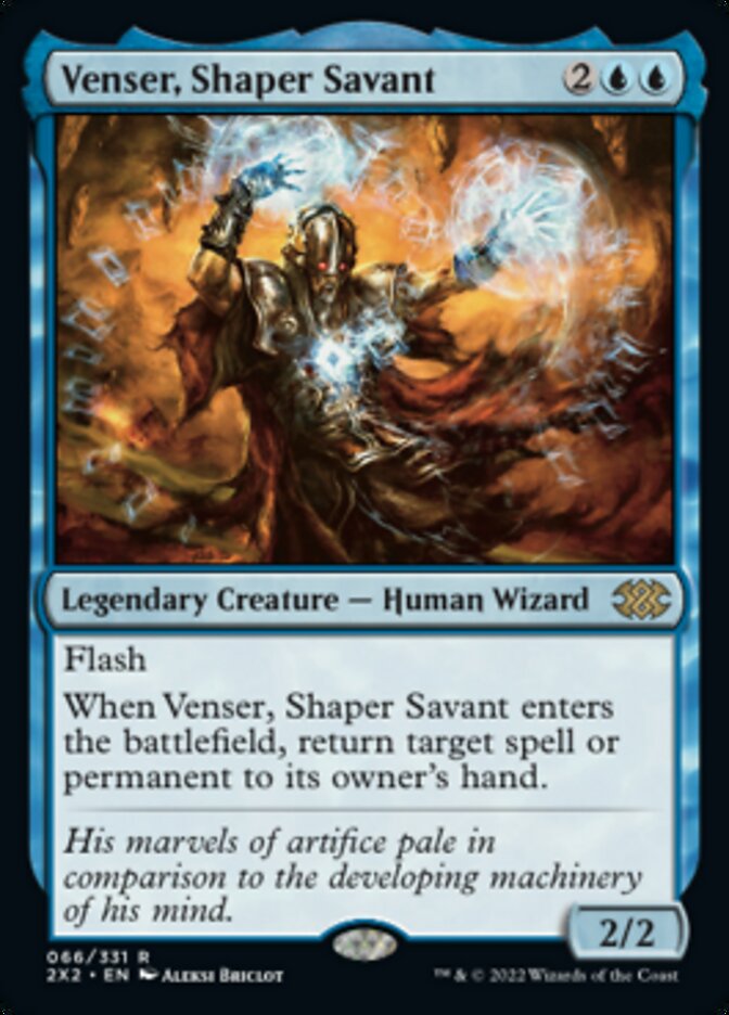 Venser, Shaper Savant [Double Masters 2022] | Arkham Games and Comics