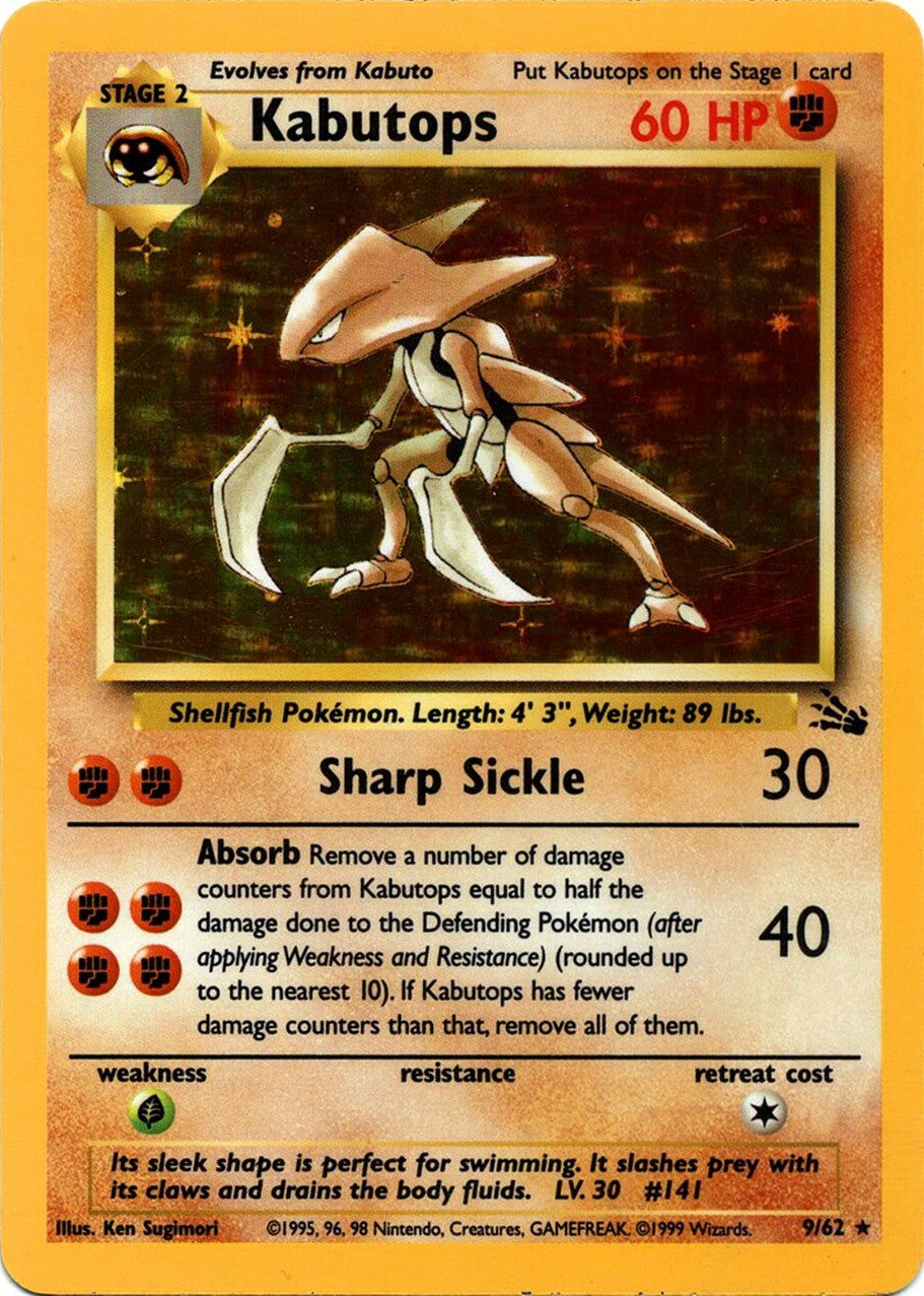 Kabutops (9/62) [Fossil Unlimited] | Arkham Games and Comics