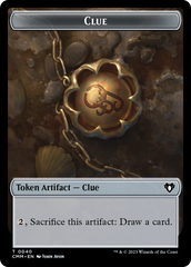 Clue // Construct (0041) Double-Sided Token [Commander Masters Tokens] | Arkham Games and Comics