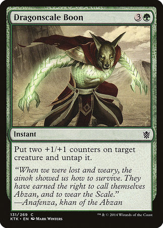 Dragonscale Boon [Khans of Tarkir] | Arkham Games and Comics