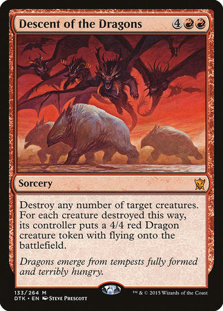 Descent of the Dragons [Dragons of Tarkir] | Arkham Games and Comics