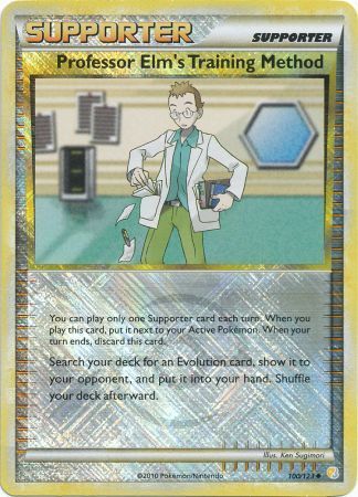 Professor Elm's Training Method (100/123) (League Promo) [HeartGold & SoulSilver: Base Set] | Arkham Games and Comics