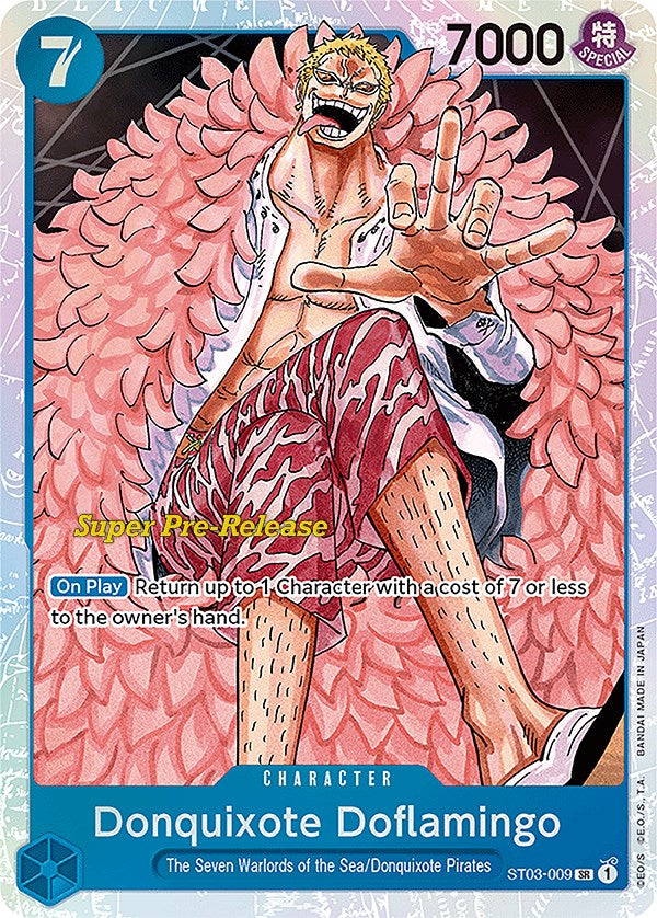 Donquixote Doflamingo [Super Pre-Release Starter Deck: The Seven Warlords of the Sea] | Arkham Games and Comics