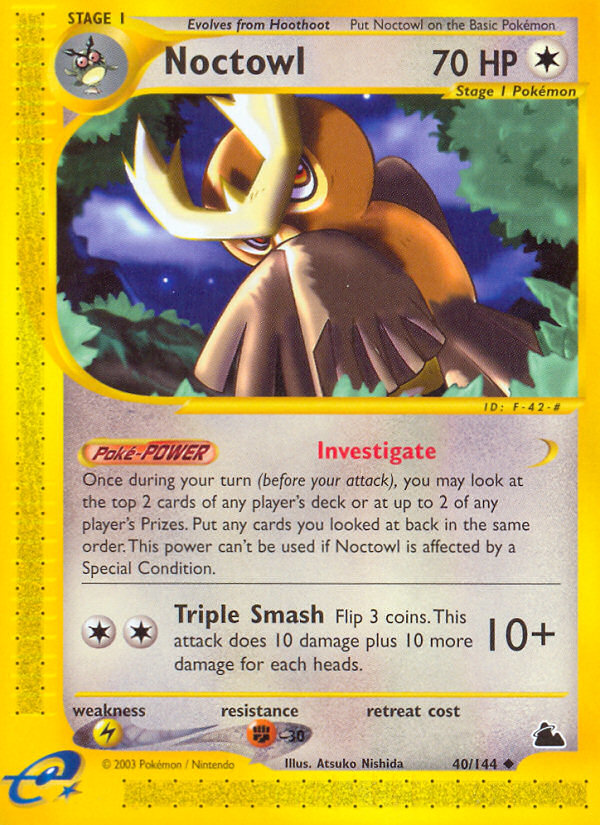 Noctowl (40/144) [Skyridge] | Arkham Games and Comics