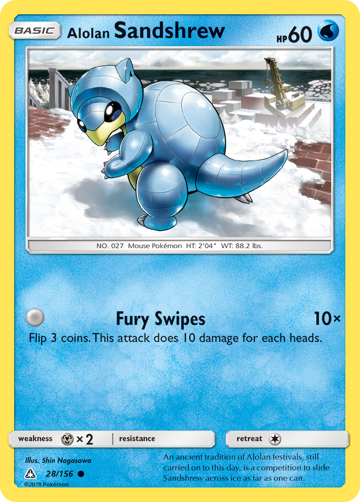 Alolan Sandshrew (28/156) [Sun & Moon: Ultra Prism] | Arkham Games and Comics