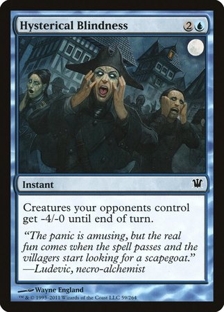 Hysterical Blindness [Innistrad] | Arkham Games and Comics