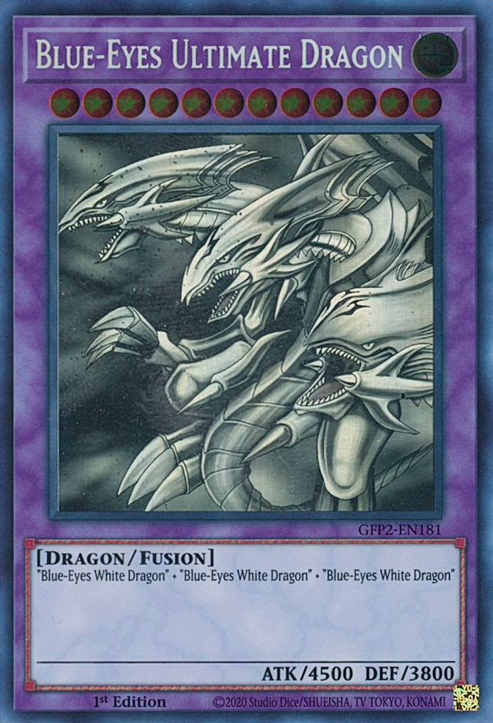 Blue-Eyes Ultimate Dragon [GFP2-EN181] Ghost Rare | Arkham Games and Comics