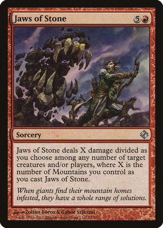Jaws of Stone [Duel Decks: Venser vs. Koth] | Arkham Games and Comics