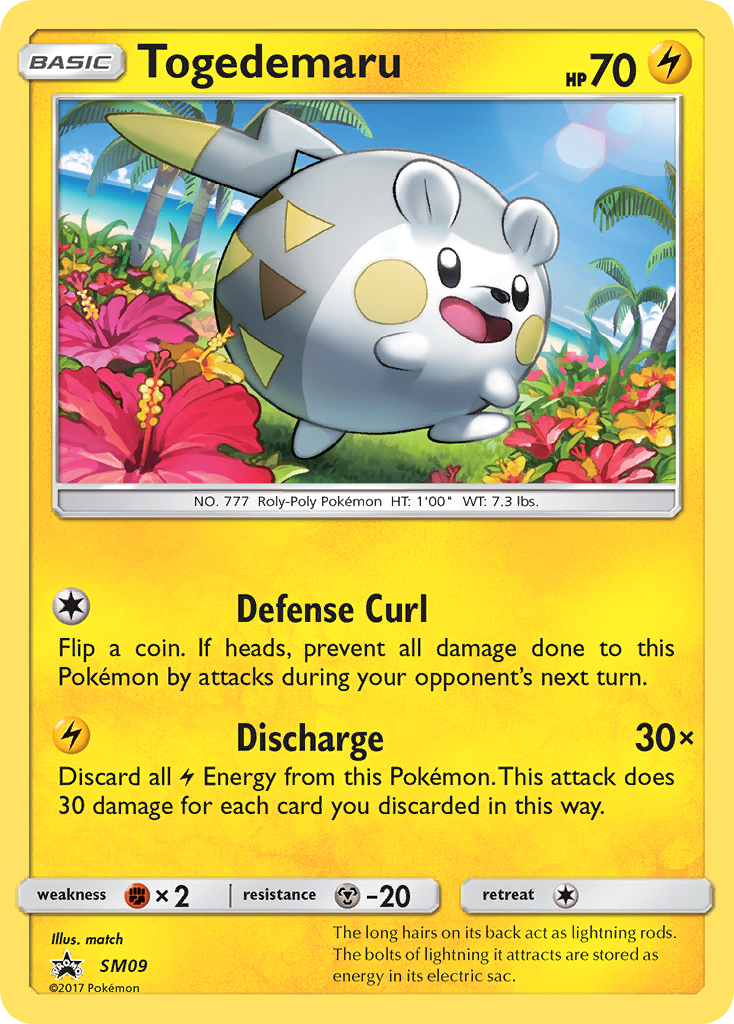 Togedemaru (SM09) [Sun & Moon: Black Star Promos] | Arkham Games and Comics