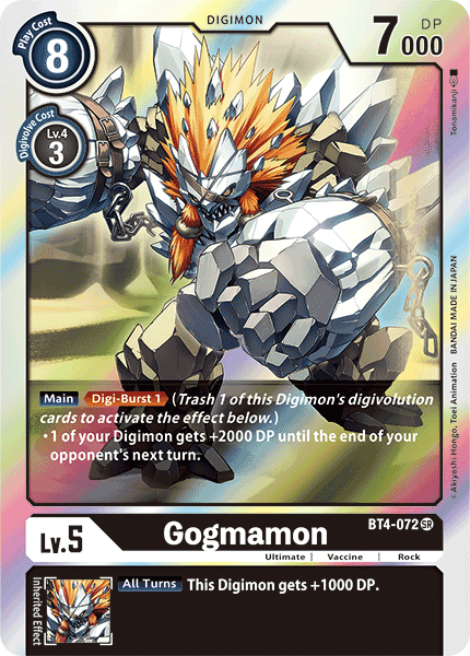 Gogmamon [BT4-072] [Great Legend] | Arkham Games and Comics