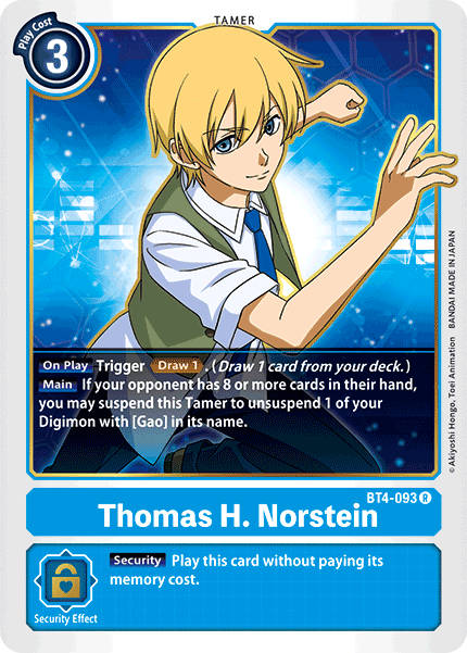 Thomas H. Norstein [BT4-093] [Great Legend] | Arkham Games and Comics