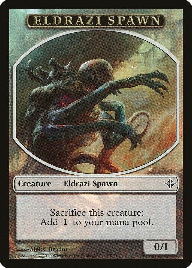 Eldrazi Spawn (1a/5) [Rise of the Eldrazi Tokens] | Arkham Games and Comics