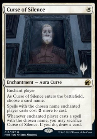 Curse of Silence (Promo Pack) [Innistrad: Midnight Hunt Promos] | Arkham Games and Comics