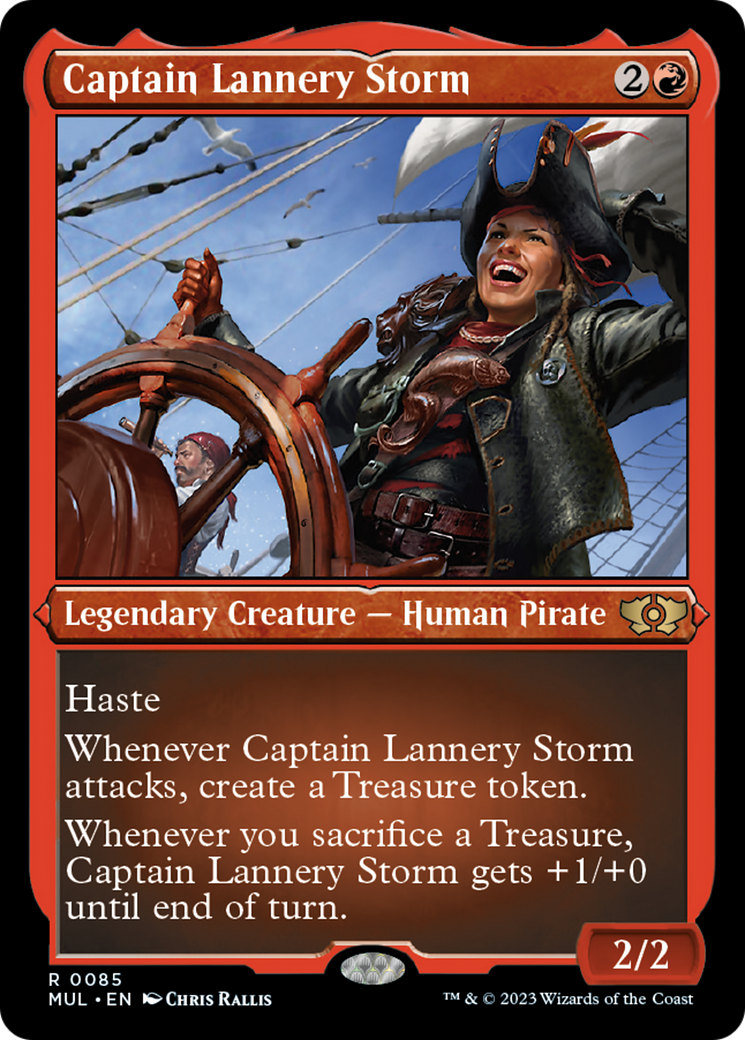 Captain Lannery Storm (Foil Etched) [Multiverse Legends] | Arkham Games and Comics