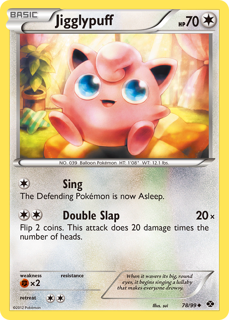 Jigglypuff (78/99) [Black & White: Next Destinies] | Arkham Games and Comics