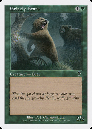Grizzly Bears [Seventh Edition] | Arkham Games and Comics