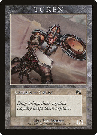 Soldier Token (Onslaught) [Magic Player Rewards 2002] | Arkham Games and Comics