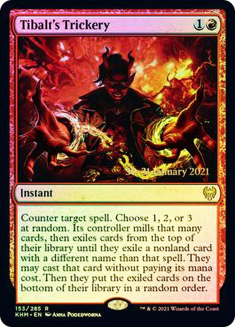 Tibalt's Trickery  [Kaldheim Prerelease Promos] | Arkham Games and Comics