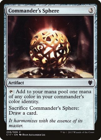 Commander's Sphere [Commander 2017] | Arkham Games and Comics