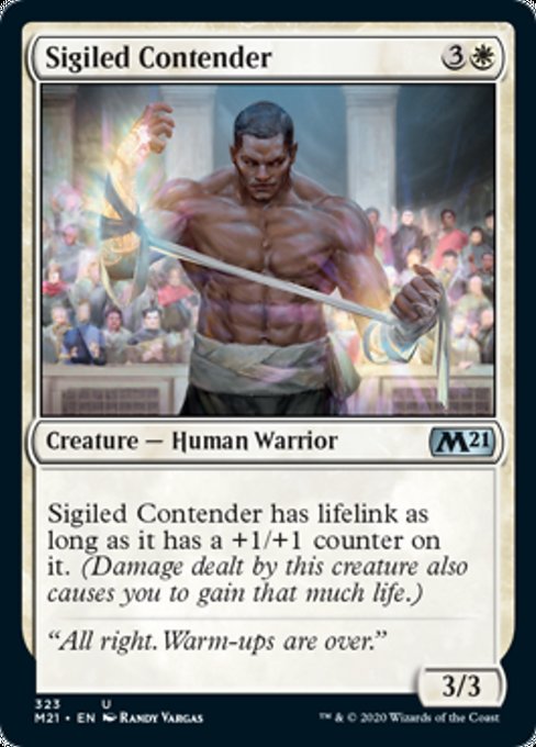 Sigiled Contender [Core Set 2021] | Arkham Games and Comics