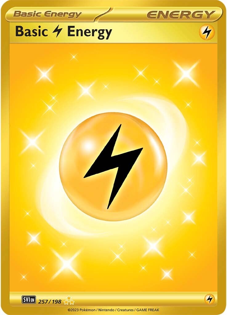 Lightning Energy (257/198) [Scarlet & Violet: Base Set] | Arkham Games and Comics