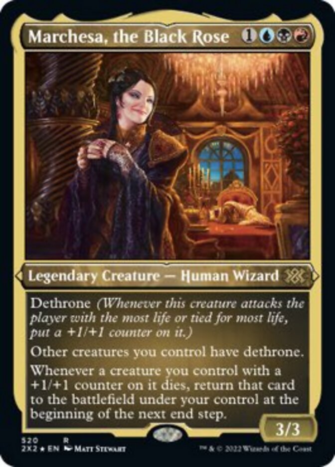 Marchesa, the Black Rose (Foil Etched) [Double Masters 2022] | Arkham Games and Comics