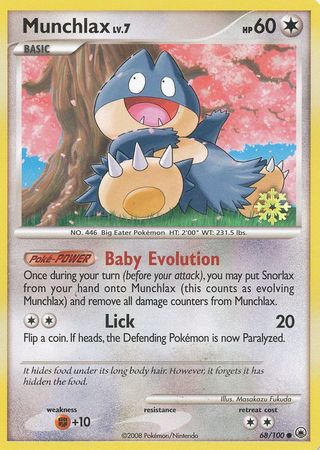 Munchlax (68/100) [Countdown Calendar Promos] | Arkham Games and Comics