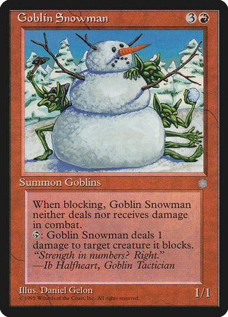 Goblin Snowman [Ice Age] | Arkham Games and Comics