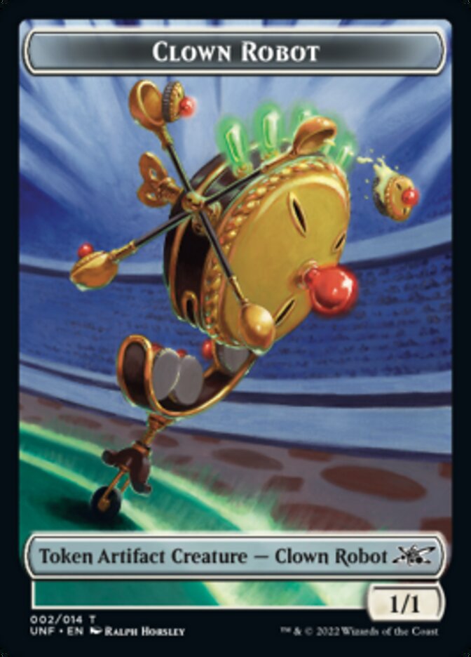 Clown Robot (002) Token [Unfinity Tokens] | Arkham Games and Comics