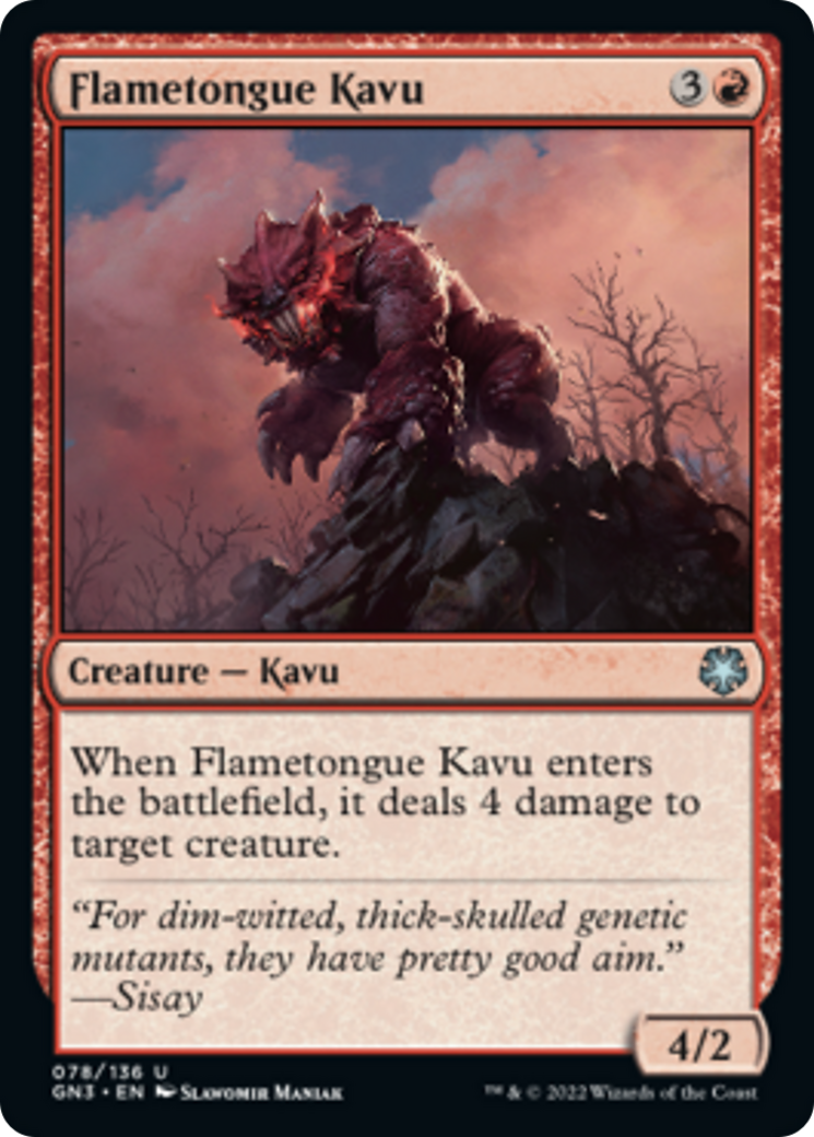 Flametongue Kavu [Game Night: Free-for-All] | Arkham Games and Comics