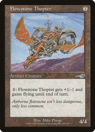 Flowstone Thopter [Nemesis] | Arkham Games and Comics