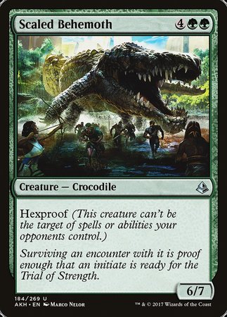 Scaled Behemoth [Amonkhet] | Arkham Games and Comics