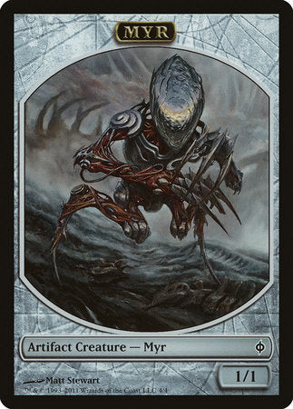 Myr Token [New Phyrexia Tokens] | Arkham Games and Comics