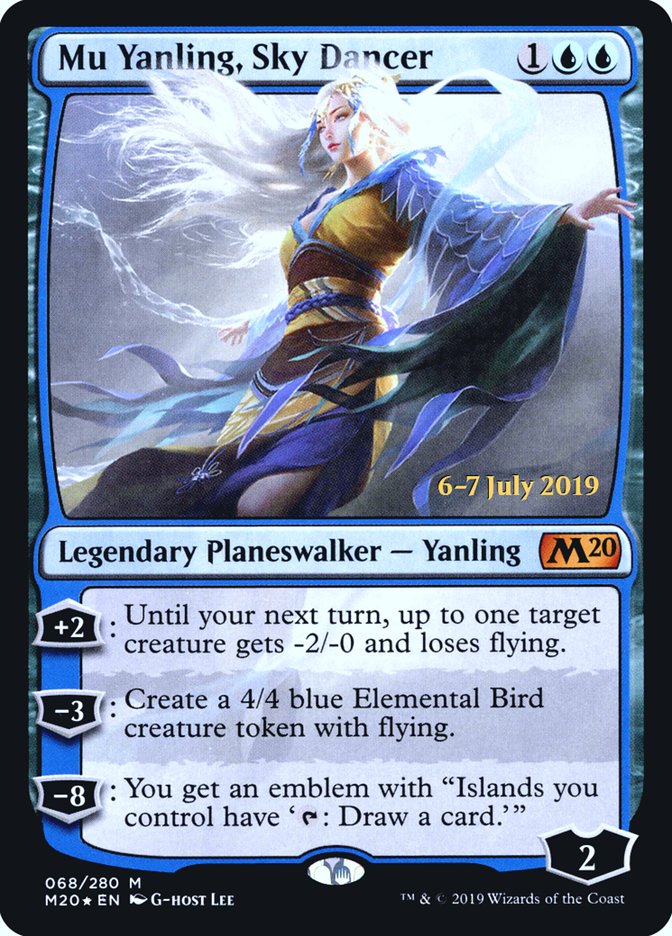 Mu Yanling, Sky Dancer  [Core Set 2020 Prerelease Promos] | Arkham Games and Comics